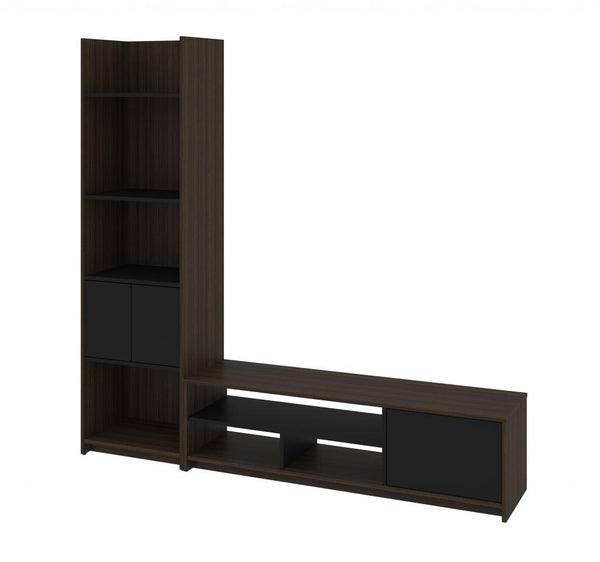 TV Stand with Shelving Unit