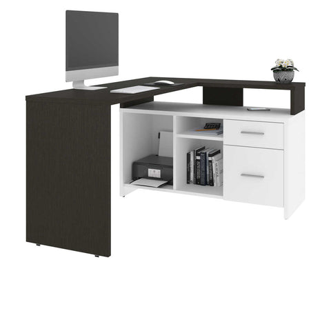 56W L-Shaped Desk