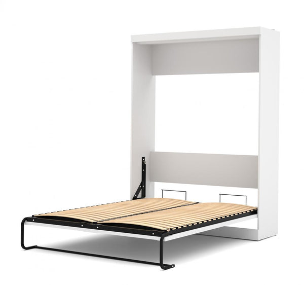 Grand lit escamotable avec 2 étagères (137L)