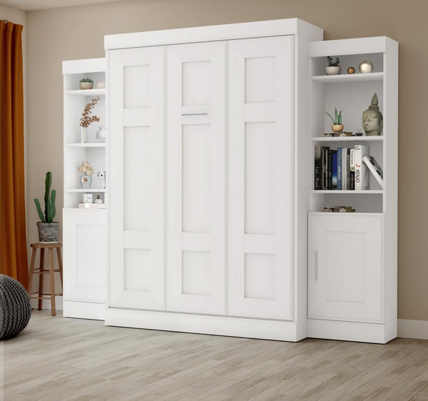 Full Murphy Bed and 2 Storage Cabinets (102W)
