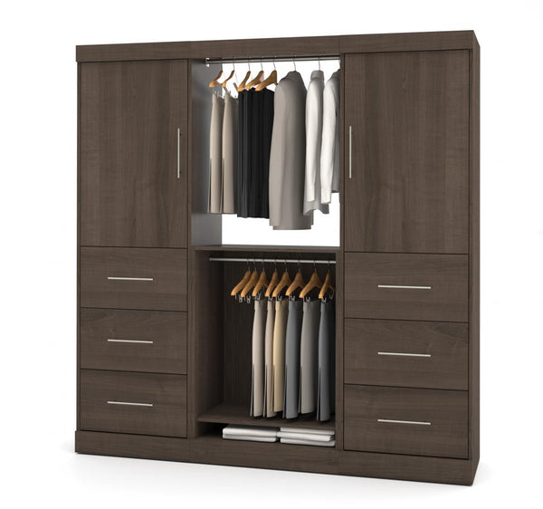 80” Closet Organizer with Drawers and Doors