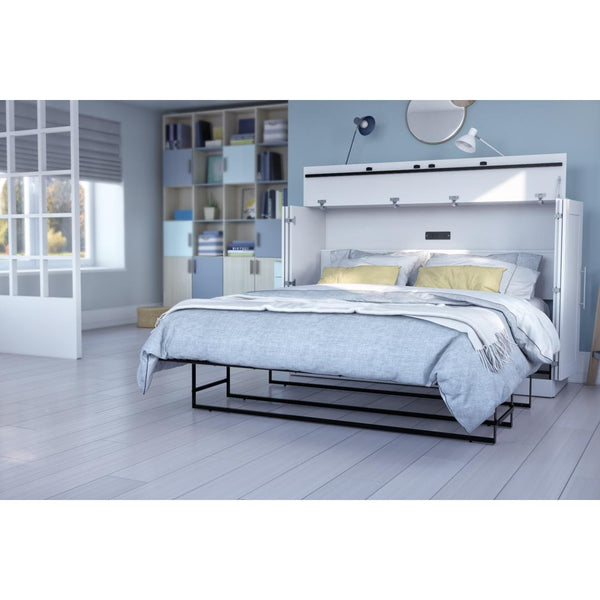 66W Queen Cabinet Bed with Mattress