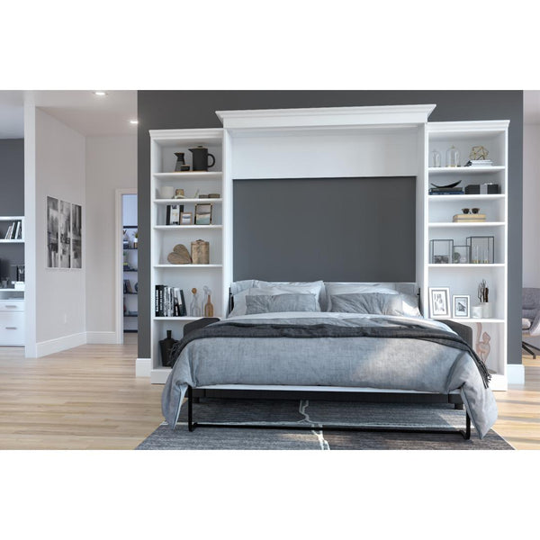 Queen Murphy Bed with Sofa and Closet Organizers (115W)
