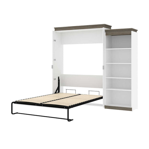 Queen Murphy Bed with Shelves (97W)