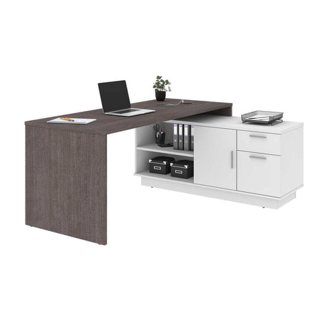 72W L-Shaped Desk