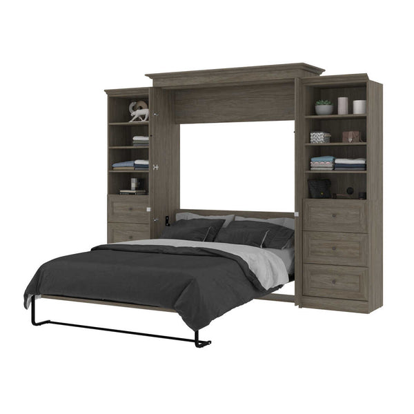 Queen Murphy Bed with Closet Storage (115W)
