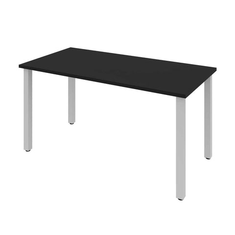 60W Table Desk with Square Metal Legs